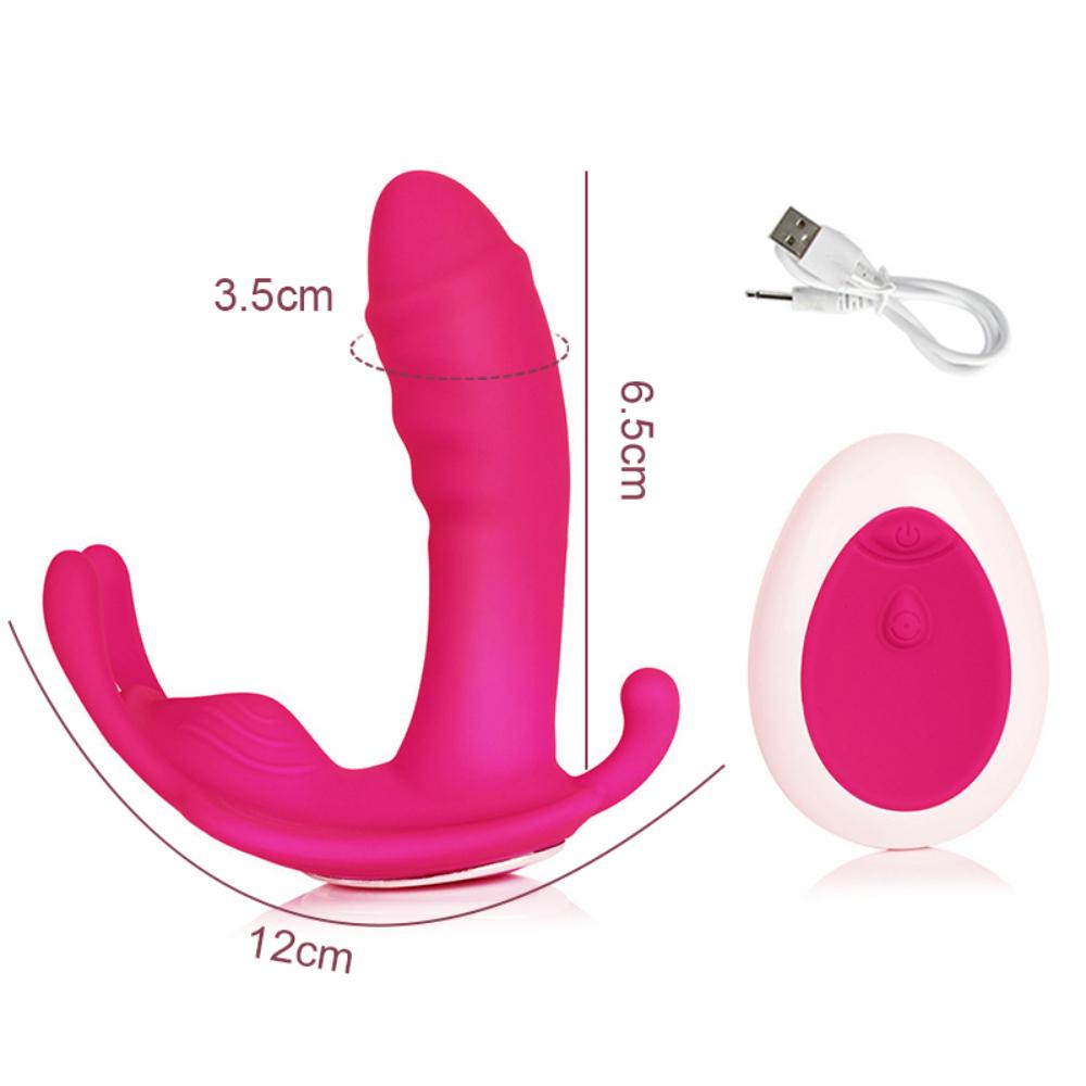 Wireless Remote Control Wear Dildo Butterfly Vibrator Sex Toys for Couple Orgasm Masturbator Panties Dildo Vibrators for Women
