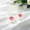 Beautiful Pink Tourmaline 925 Sterling Silver Handmade Designer Earrings 1.5" EE-153-12