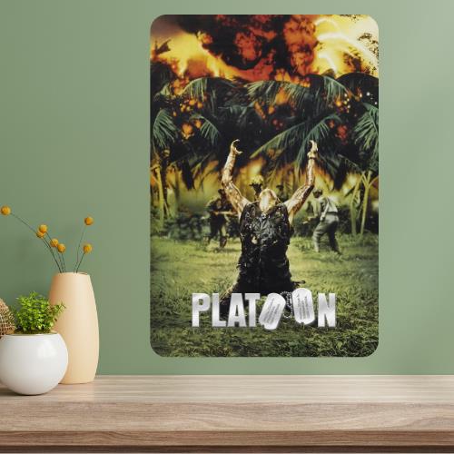 Platoon Metal Movie Poster Sign 20x30cm(7.8x11.8inch)