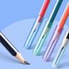 35PCS/Box Solid Color Pencil Cap Transparent Pen Tip Protector Cute Pencil Protective Case  Students