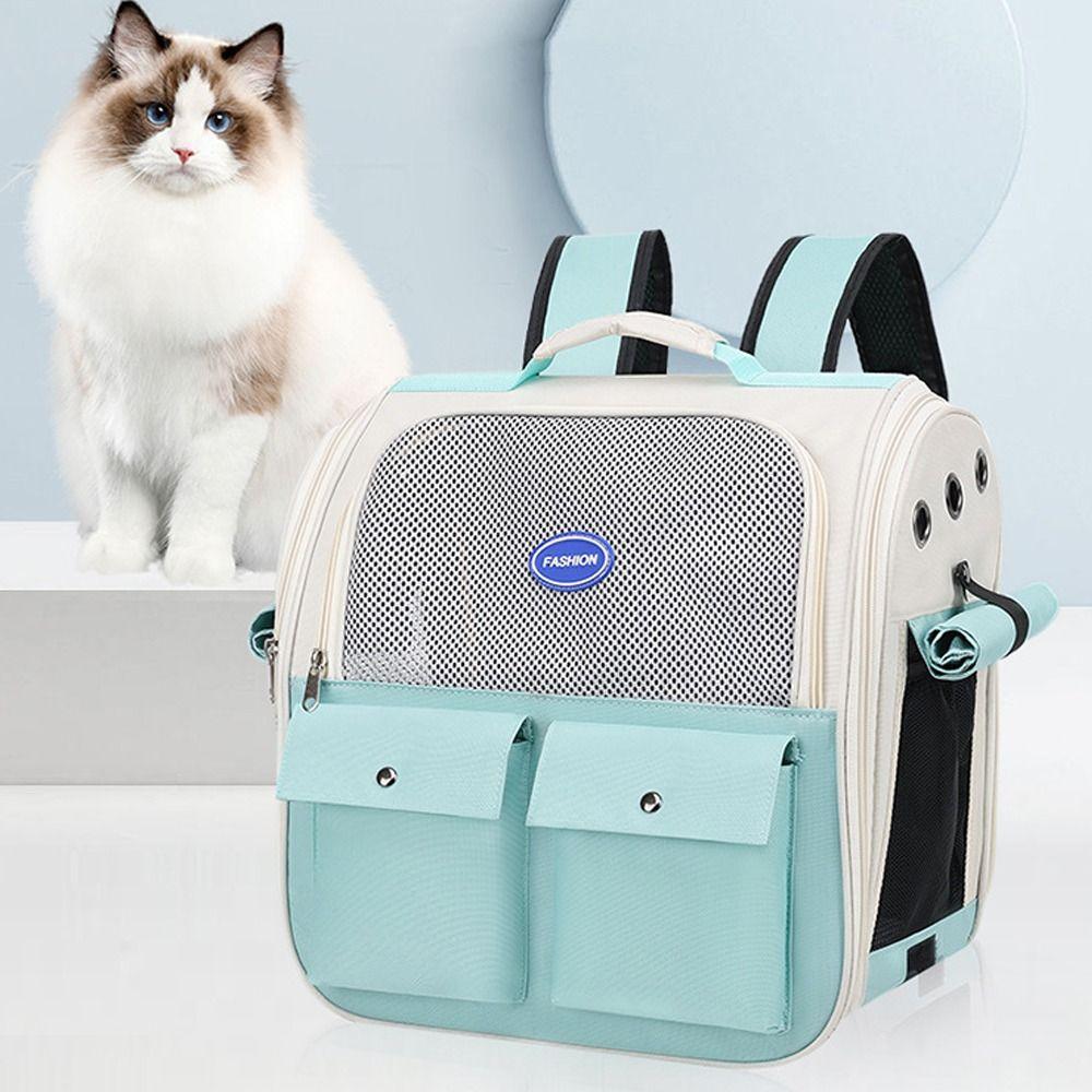 Ventilation Pet Travel Bags Breathable Cat Carrying Bag Pet Carrier Backpack Pet Supplies