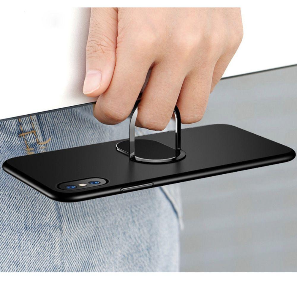Magnetic Anti-fall Vehicle-Mounted Ring Stand 360° Rotation Phone Holder Mobile Phone Accessories