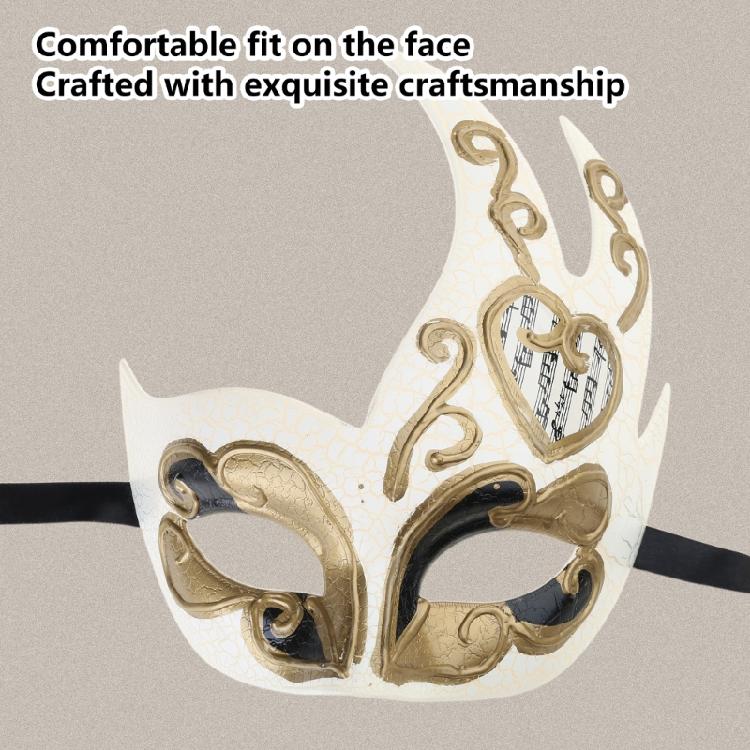 Masquerade Half Face Mask Halloween Eyemask Costume Half Mask Masquerade Costume Accsessory for Women Men Halloween