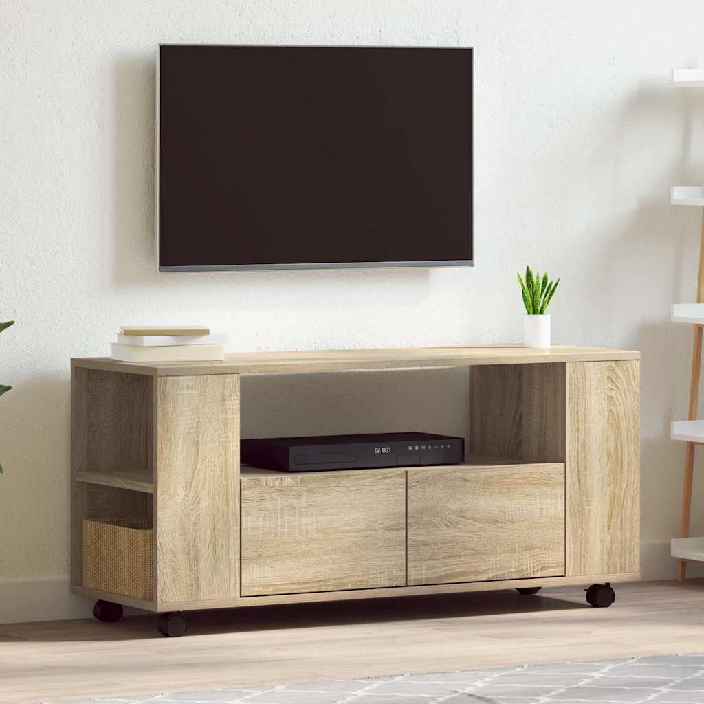 Vidaxl TV-Schrank, Sonoma-Eiche, 102X34,5X43, Holzwerkstoff