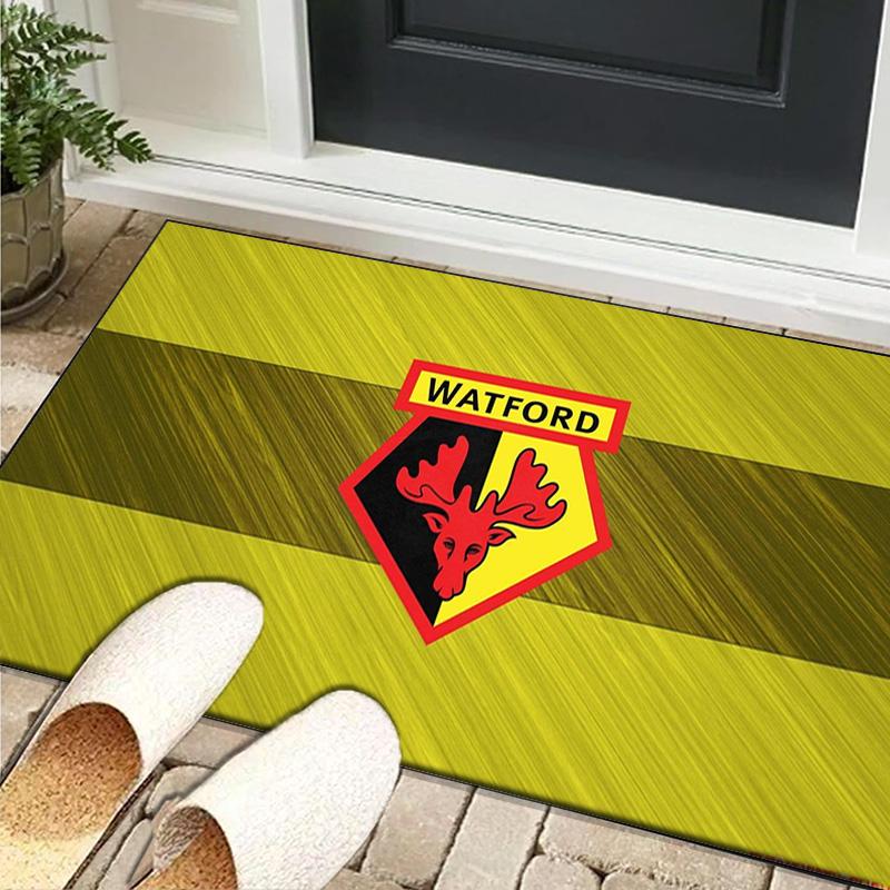 1PC rug Watford Crest Design Carpet, Chair Rug,Area Rug for Office Bedroom living rooms bedroom, Doormat decor Christmas fan gifts