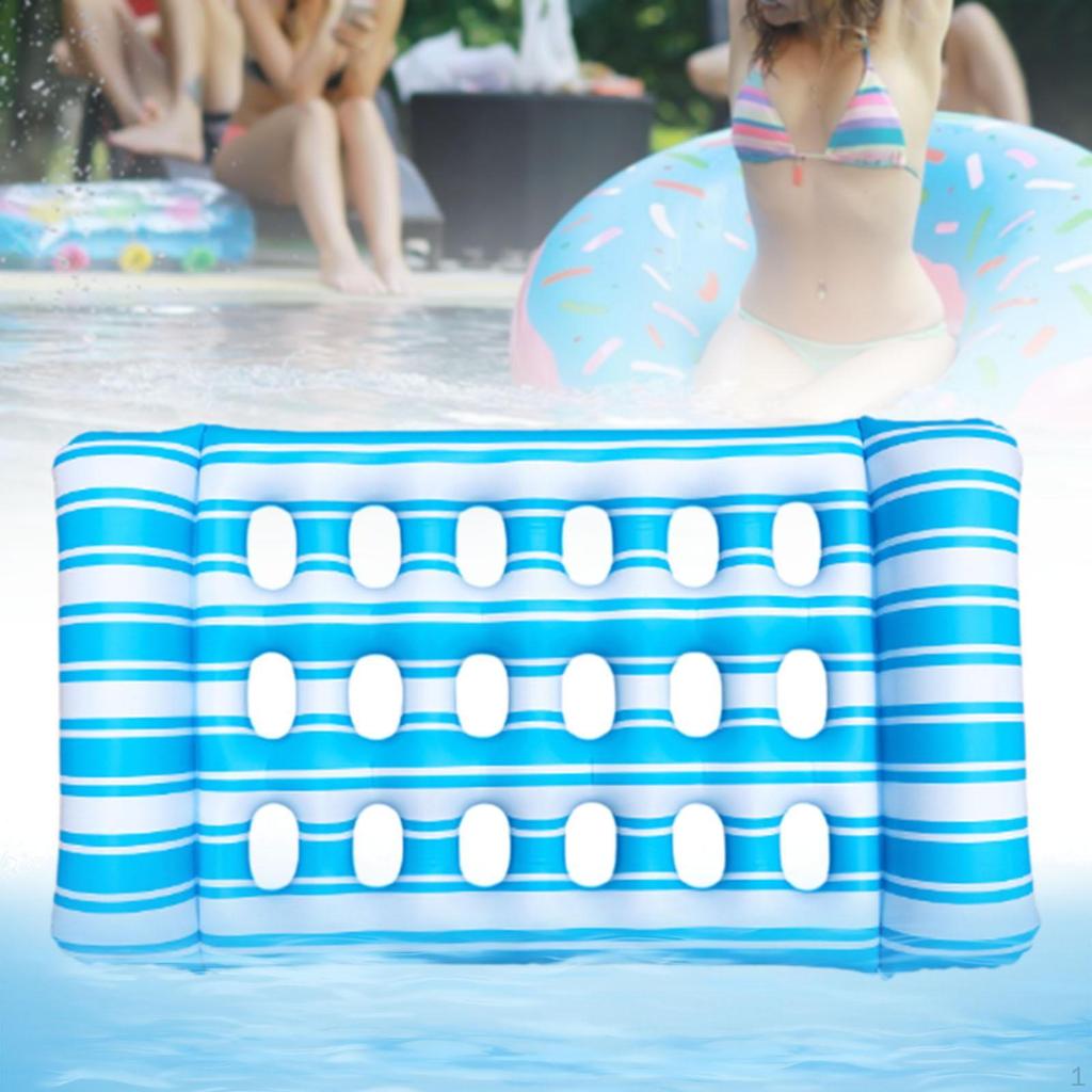 Inflatable Pool Float Raft PVC Portable Bed for Party Toy Beach Summer