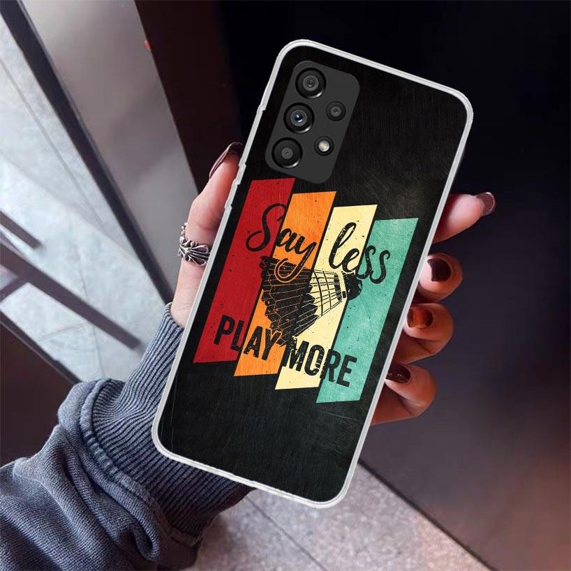 Badminton Sport Phone Case For Samsung Galaxy A12 A52S A42 A32 A22 A51 A50 Note 20 Ultra 10 S10 Plus A71 A70 A31 A30 A10S Galaxy