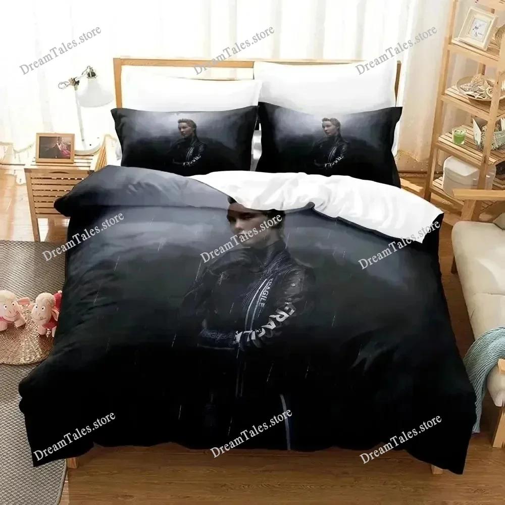 Game Death Stranding Bedding Set Boys Girls Twin Queen Size Duvet Cover Pillowcase Bed Kids Adult Home Textileextile Luxury Gift