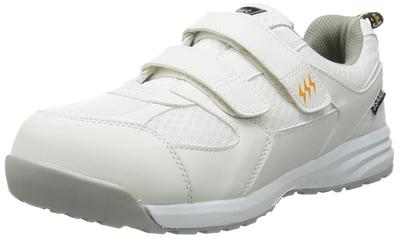 Safety Work 85112 JSAA Class Static Shock [Xebec] Shoes, Shoes, Sneakers, B, Electricity, Antistatic, Absorption, Mesh, Anti-Stuffiness, White, 26.5cm