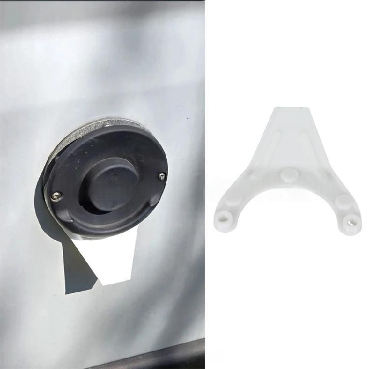 Exterior Condensation Drain Deflector Universal Fit for AC Units Solid Construction Easy Mount Campers Accessories