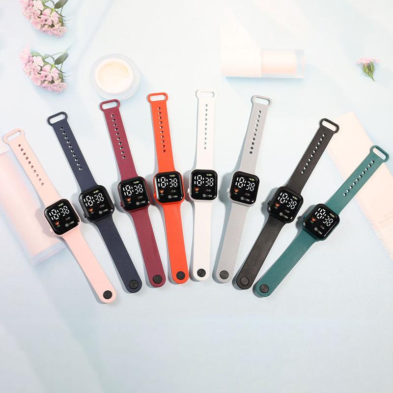 Y1 Led Electronic Watch Is Fashionable And Simple, Multi-Color Student Outdoor Waterproof Sports Watch, Unisex
