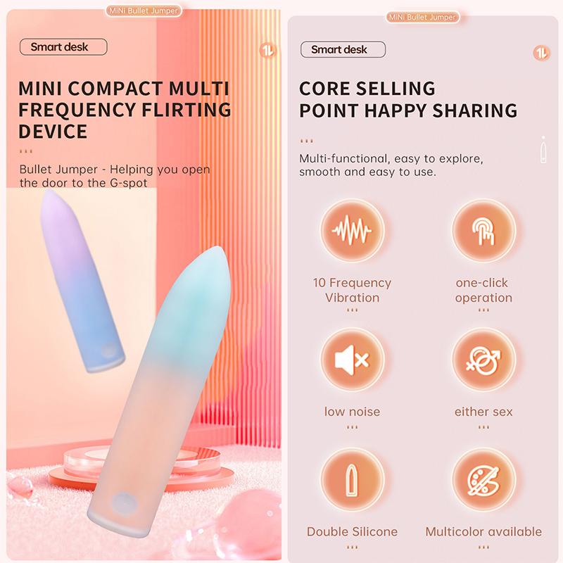 USB Rechargeable Gradient Vibrating Egg, 10-frequency Female Masturbation Device, Orgasm Vibrating Massager, Sex Toy.