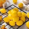 Artificial Yellow Lemon Fake Lemon, Artificial Fruit Home Decoration, Kitchen and Dining Table Cabinet Party Decoration