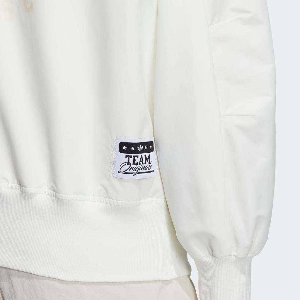 Adidas Originals Trefoil Mc Bomber Embroidered Logo Single-Breasted Pilot Jacket Women Jacket White HS1918