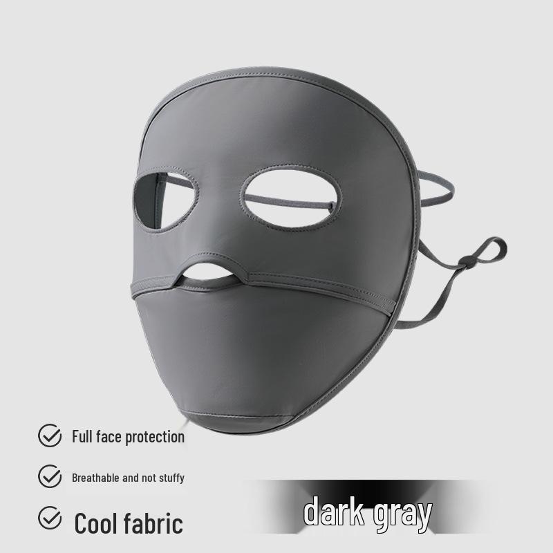 Women's Ice Silk UV Protection Face Mask - Full Coverage Face Shield for Summer Cycling & Driving