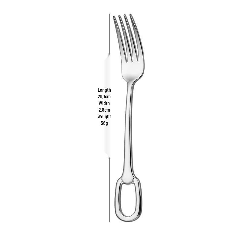 European Style Hanging Ring Handle Cutlery Set