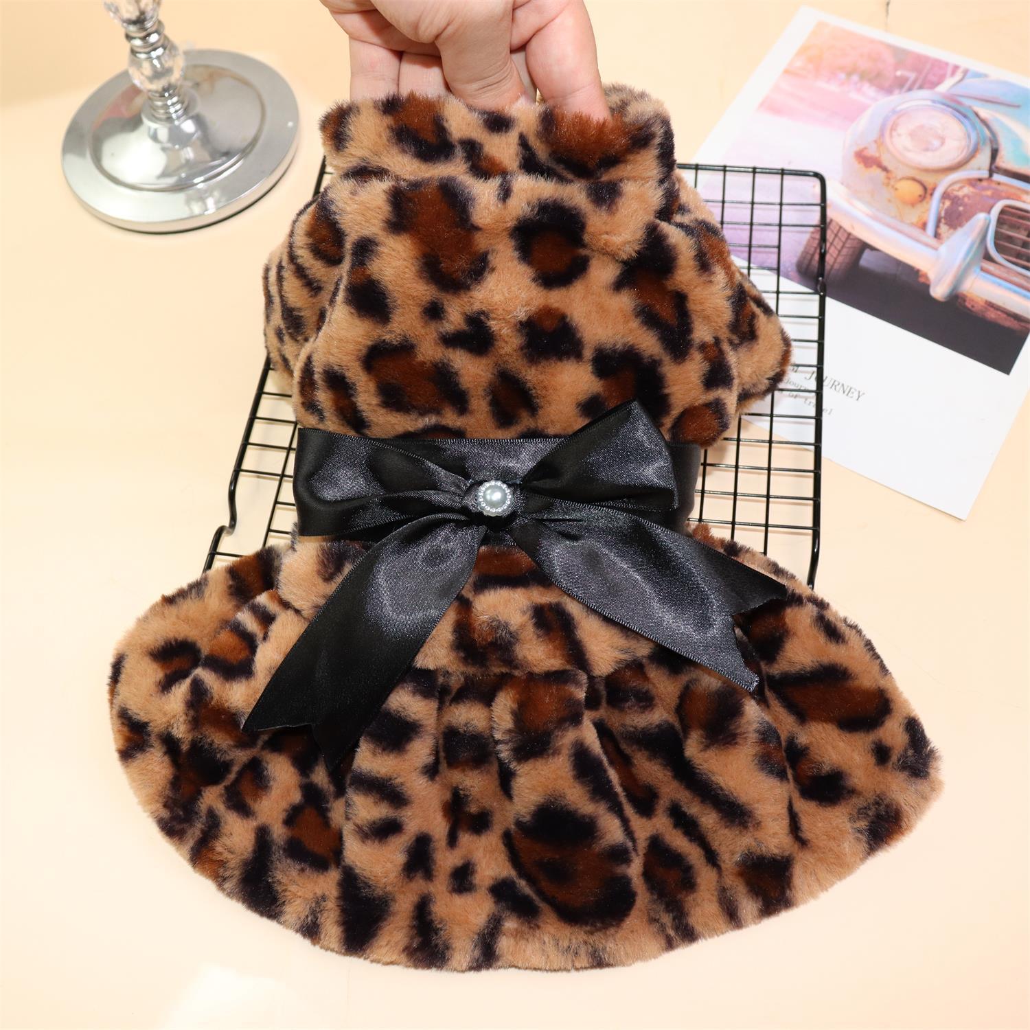 Vêtements d'automne et d'hiver pour animaux de compagnie, Jupes colorées à imprimé léopard, Vêtements, Chiens, Vêtements Teddy, Jupes à imprimé léopard, Grands chiens XXL