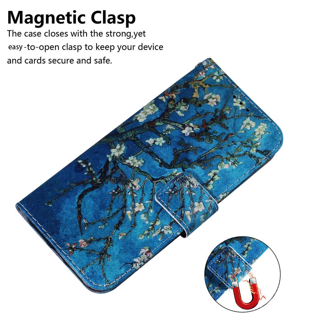 For Motorola Moto G13 4G/G23 4G/G53 5G Wallet Phone Case Pattern Printing PU Leather Stand Cover Shell