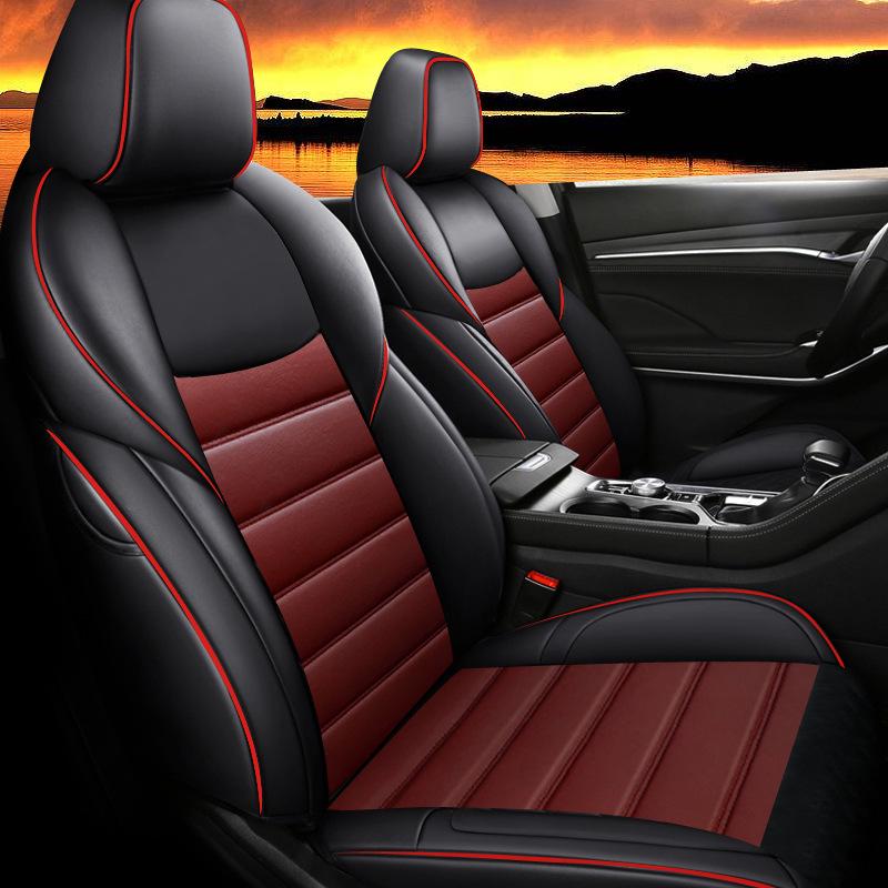 HMGJ Custom Leather Seat Cover for Changan CS75: Full Wrap, Sports Design, All-Season Use
