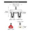 Pressure Washer Tips 2 in 1 Power Washer Nozzle Tip Double Pressure Washer J0MC