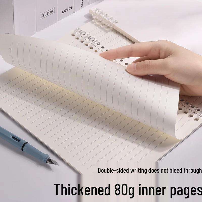 B5 Loose-Leaf Notebook: Ergonomic, Detachable, and Stylish A5 Accounting Book