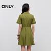 Only Women's Summer A-Line Short Sleeve Shirt Dress