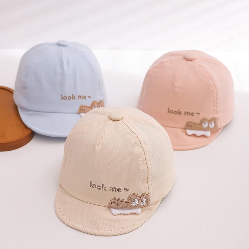 Unisex Baby Duckbill Cartoon Cap – Spring/Autumn Sun Protection with Soft Brim