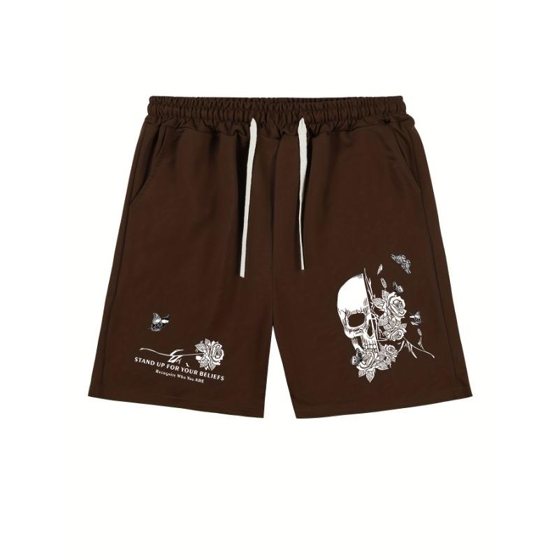 Nieuwe Herenmode Gepersonaliseerde Bedrukte Shorts Trainingsbroek Casual Wijde Trainingsbroek