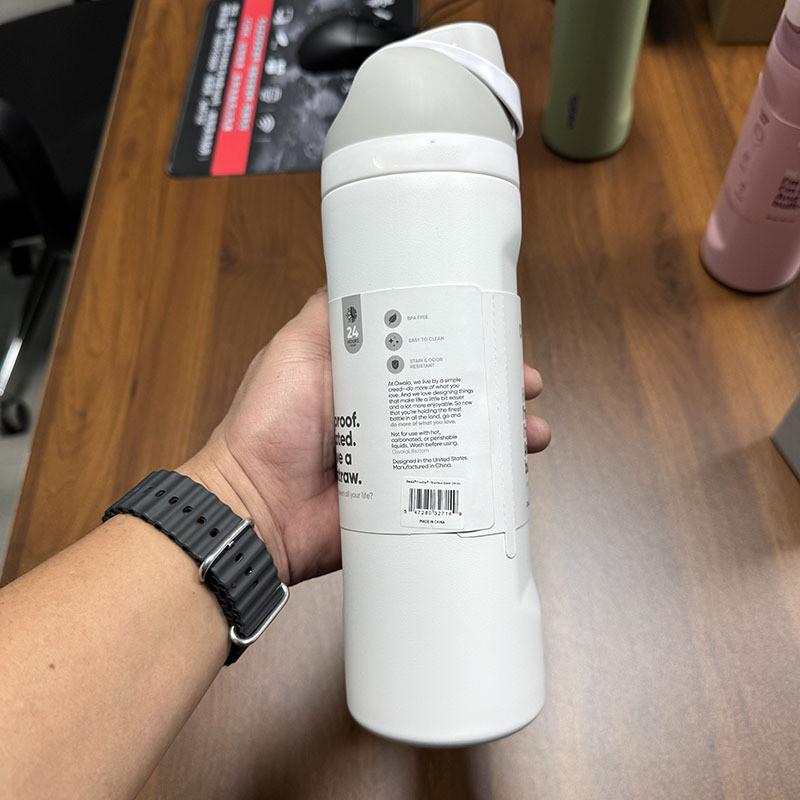 Sip Insulated Owala Stainless Steel Water Bottle With Straw For Travel Sports