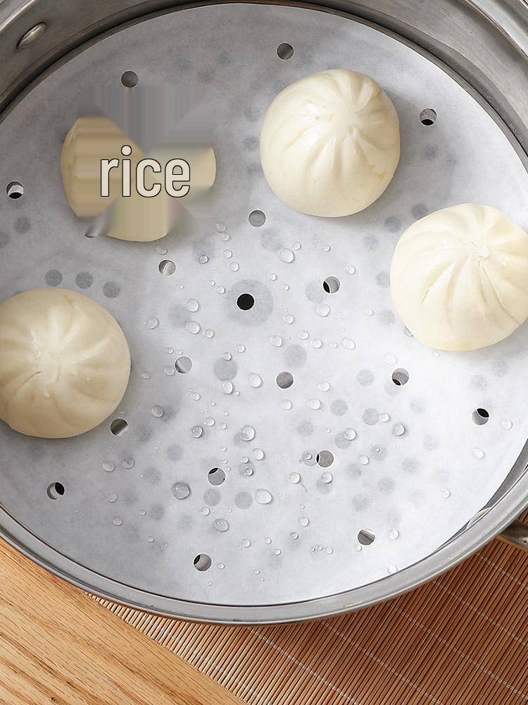 Jednorázový papír na vaření v páře pro Baozi a Mantou - Kulatá kuchyňská podložka