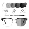 Ladies Fashion Photochromic Myopia Glasses Men Women Outdoor Color Changing Nearsighted Eyewear Vintage Minus Diopter Eyeglasses
