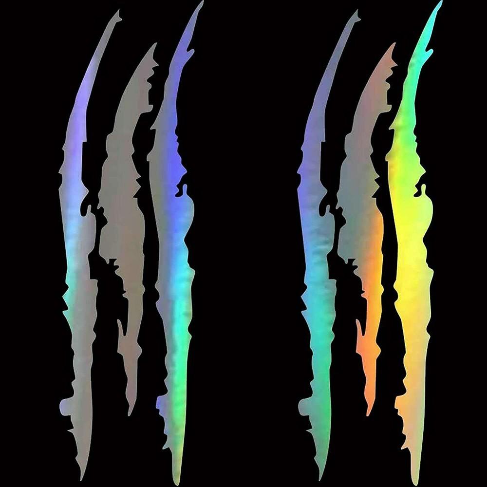 Claw Mark Design Sticker Easy To Use Self Adhesive