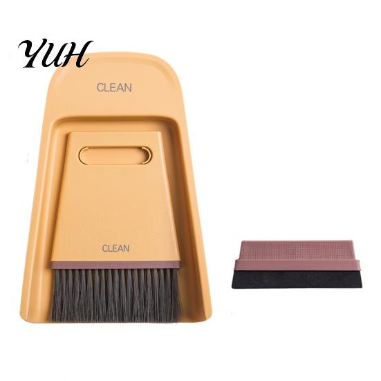 Durable Desktop Sweeper Small Broom And Dustpan Set, Keyboard Sofa Gap Cleaning Portable Tool for Gaps Sweeper, Compact Handheld Scratch-Free