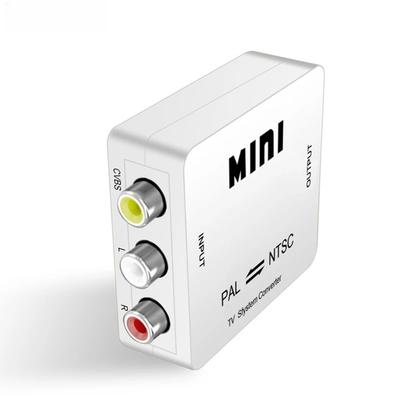 PAL NTSC SECAM zu NTSC PAL Umschalter Konverter Adapter Bidirektional 3 RCA TV Videosystem Composite Konverter für PS2 PS3 Xbox
