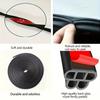 5M Automobile Sealing Strip Universal Door Soundproof Strip Double-layer Thickened Door Frame Adhesive Strip