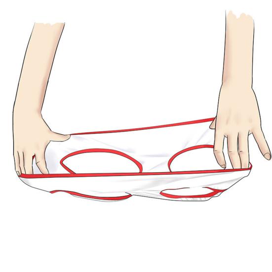 Elastic Double Erotic Panties Couple Flirting Underwear Sex Toy Valentines Gift