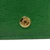Used Double G Exotic Compact Wallet 9539 456126 7941 Petit Marmont GG Marmont Ostrich Green Unisex from Japan AUTHENTIC