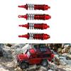 RC   Set Aluminum Alloy Front Rear Oil Filled   Damper Replacement for Slash 4x4 1Celsius10 RC Crawler Car