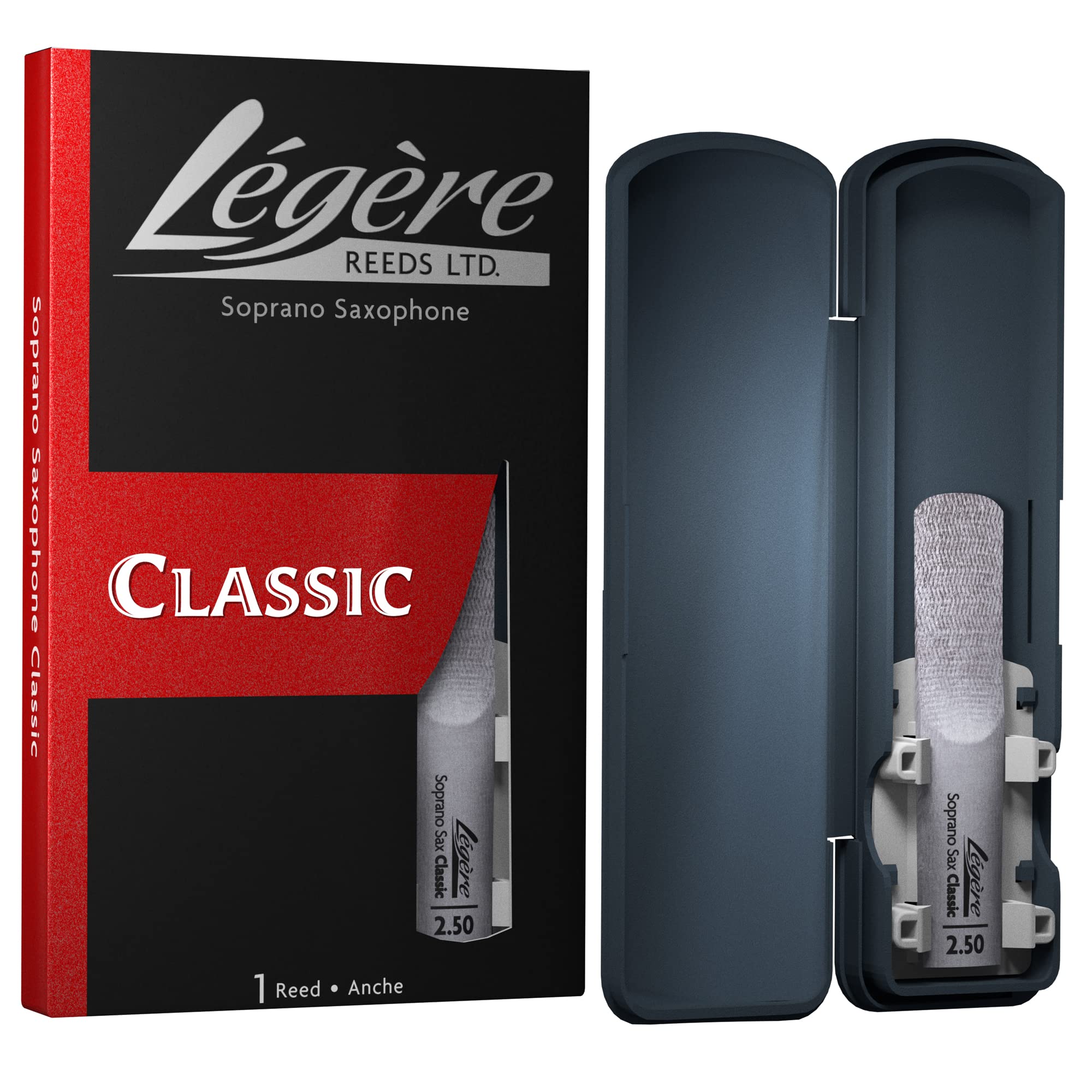 

Legere SS2.50 Classic Soprano Saxophone Reed [2 12]