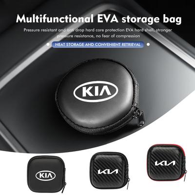For KIA 1Pcs Portable Case Storage Bags Protective Zipper Carry EVA Bags K5 Cerato Proceed Venga Stonic Picanto Sorento Stinger