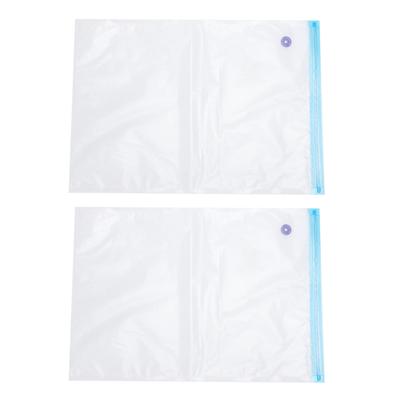 2PCS 50x35CM Vacuum Zipper Bags Vacuum Food Sealer Storage Bags with 3CM Sealing Mouth