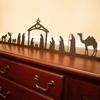 Metal Scene Christmas Decoration Resistant Outdoor Holiday Ornament For Church Home