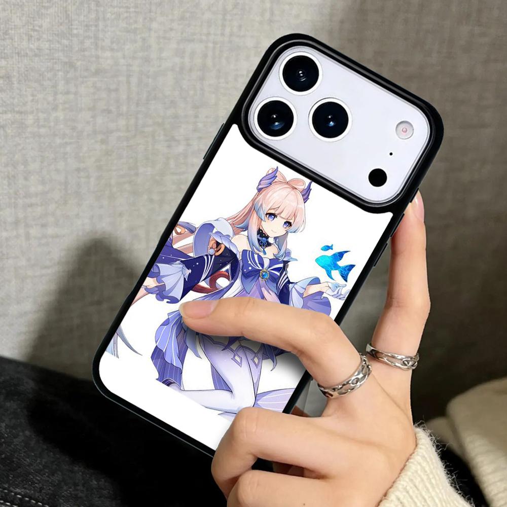 Capa Case for iPhone 17 Air 16 Pro Max 15 Plus 11 13 Mini 14 12 Back Phone Cover Sangonomiya Kokomi Genshin Impact