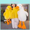 Premium Material Yellow/white Duck Goose Plush Stuffed Toy Softest Feel Guaranteed!