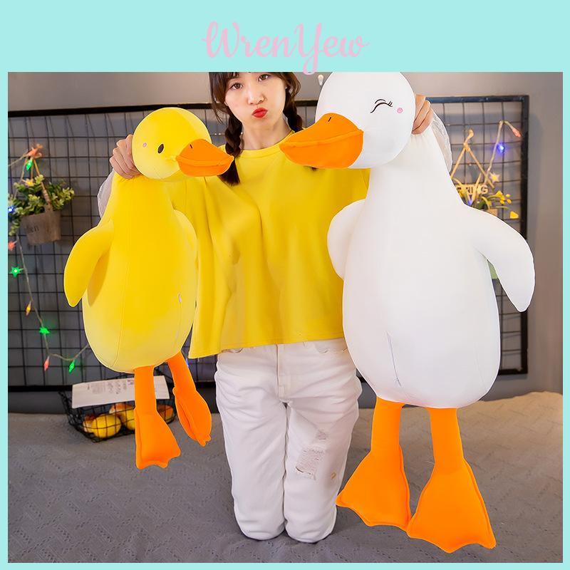 Premium Material Yellow/white Duck Goose Plush Stuffed Toy Softest Feel Guaranteed!