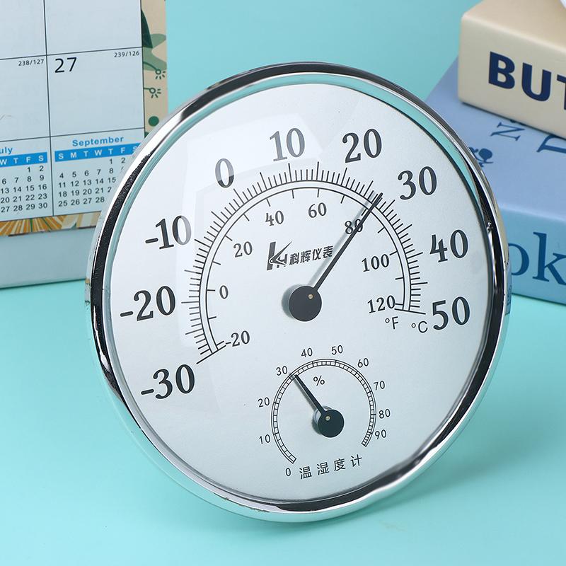 2-in-1 Wandmontiertes Haushalts-Thermometer Hygrometer Wetterstation Hängeanzeige Luftwetterinstrument