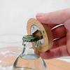 5/10PCS Round Bottle Opener Magnetic Fridge Decoration Wooden Beverage Open Tools Suitable for Beer Bottles Kitchen Supplies ZYF