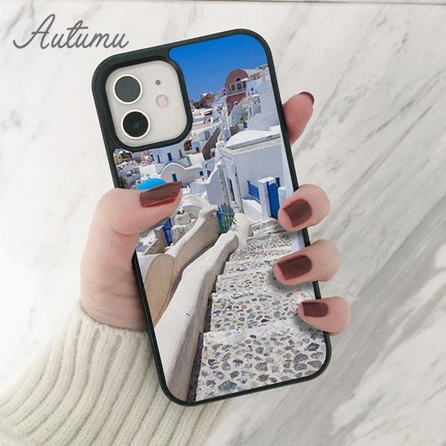 Griechische Griechenland Flagge Karte Telefon Fall für iPhone 11 12 13 14 Pro Max mini X XR XS SE 2020 6 7 8 Plus Samsung Galaxy S21 S22 shell