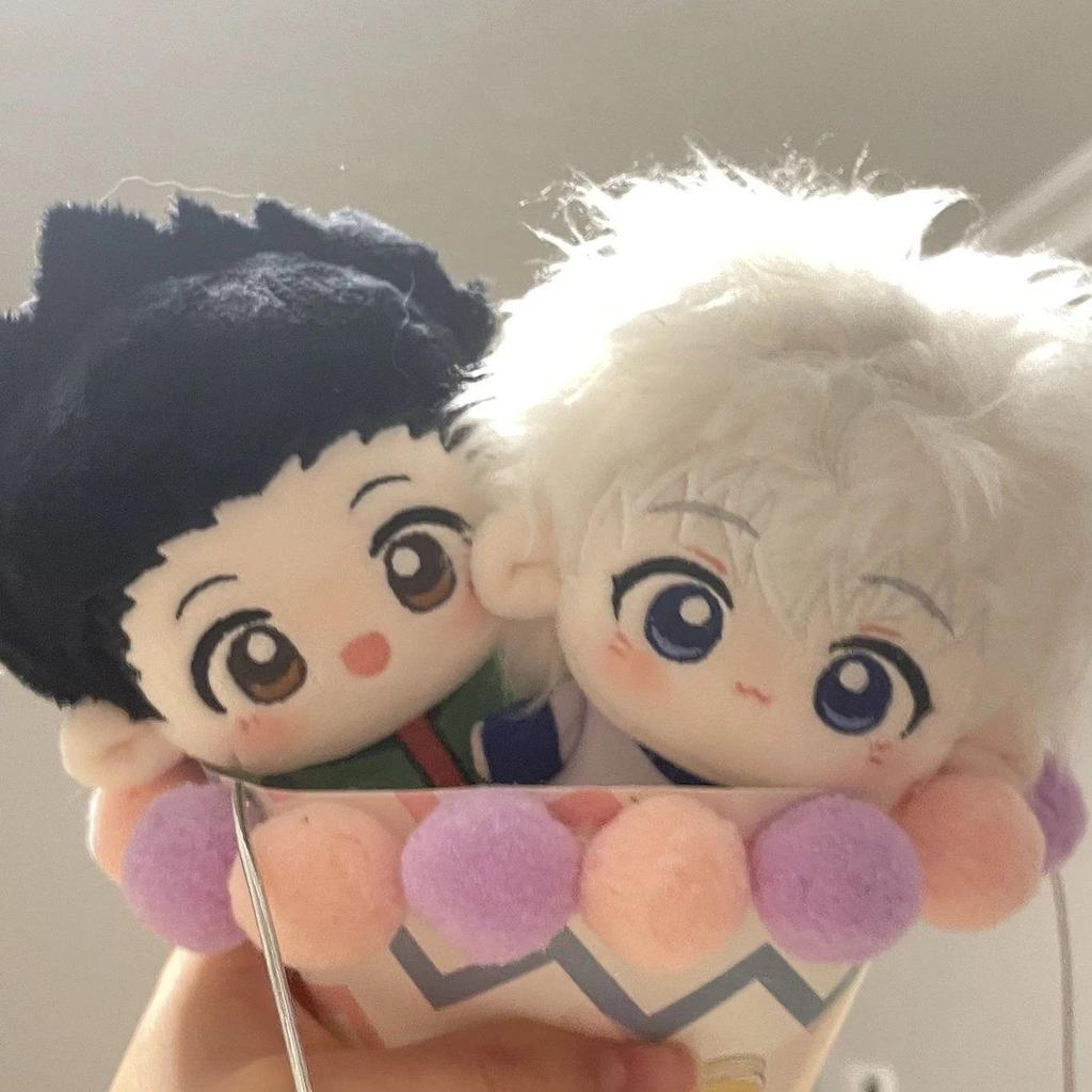 HXH Anime Plush Doll Toy Gon Freecss Killua Zoldyck plush Cosplay Stuffed Doll Starfish Body cotton Pendant Keychain Pillow Gift