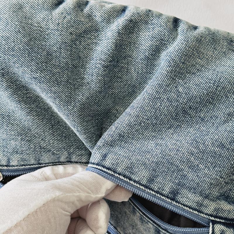 Geantă de umăr pentru femei Geantă tote din denim Stil colegial Geantă crossbody